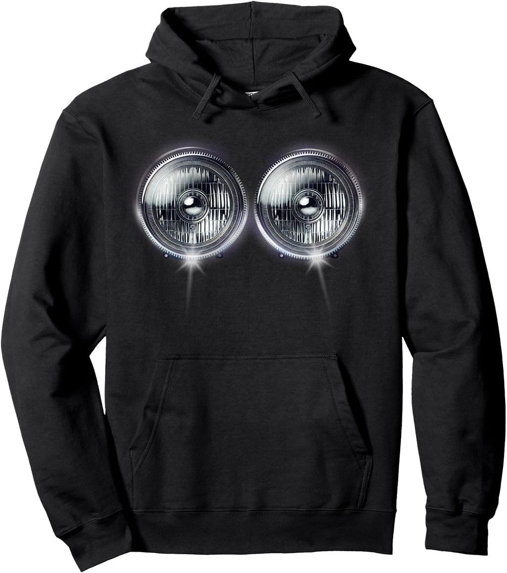 Handcrafted Headlights Costume Hoodie - Streetwear Style Men Women - T-Shirt, Sweatshirt, Hoodie