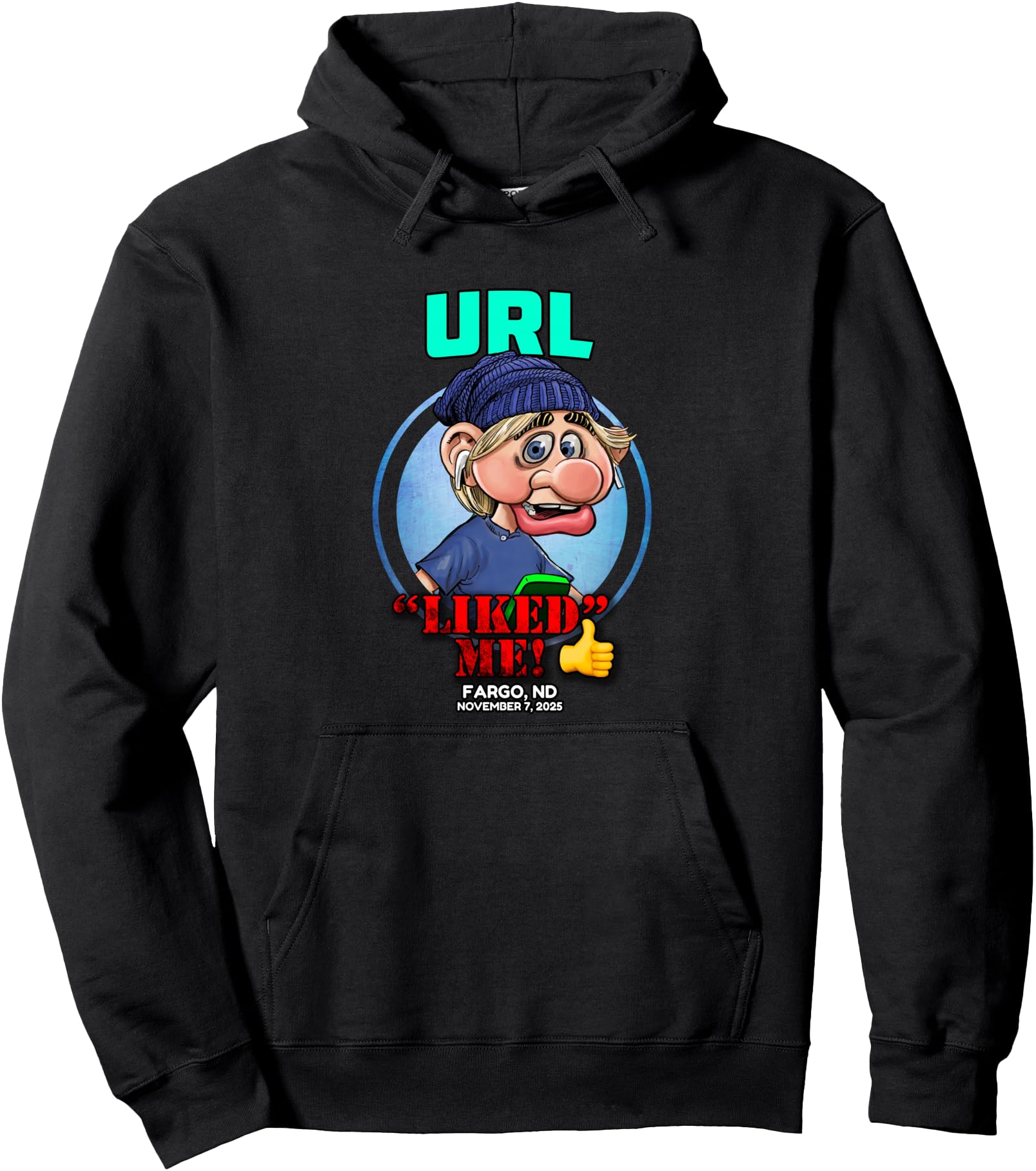 Authentic Url Fargo Nd 2025 Artist Hoodie - Casual Everyday Wear Men Women - T-Shirt, Sweatshirt, Hoodie