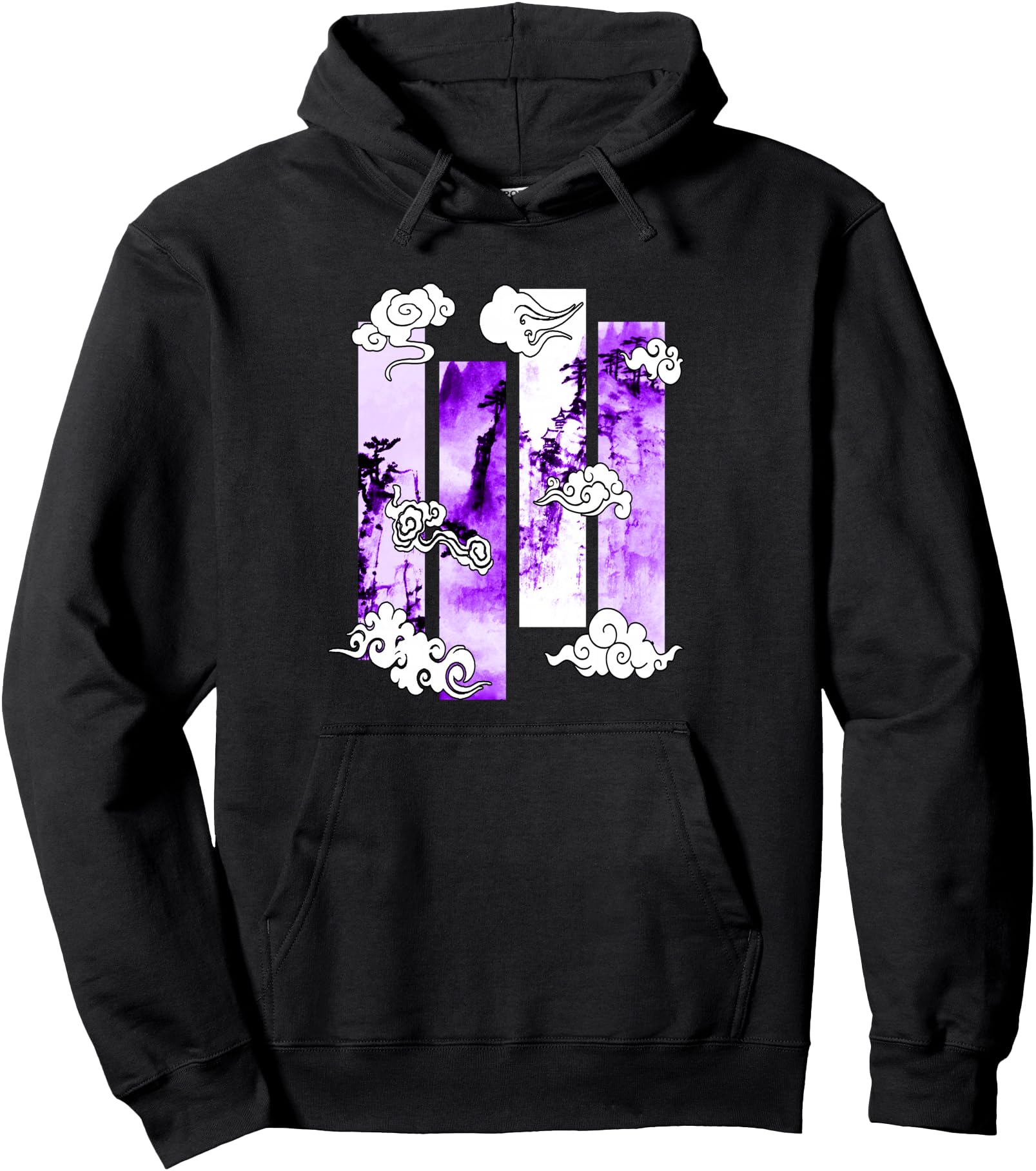 Authentic Purple Japanese Sweatshirt - Casual Everyday Wear for Adults - T-Shirt, Sweatshirt, Hoodie