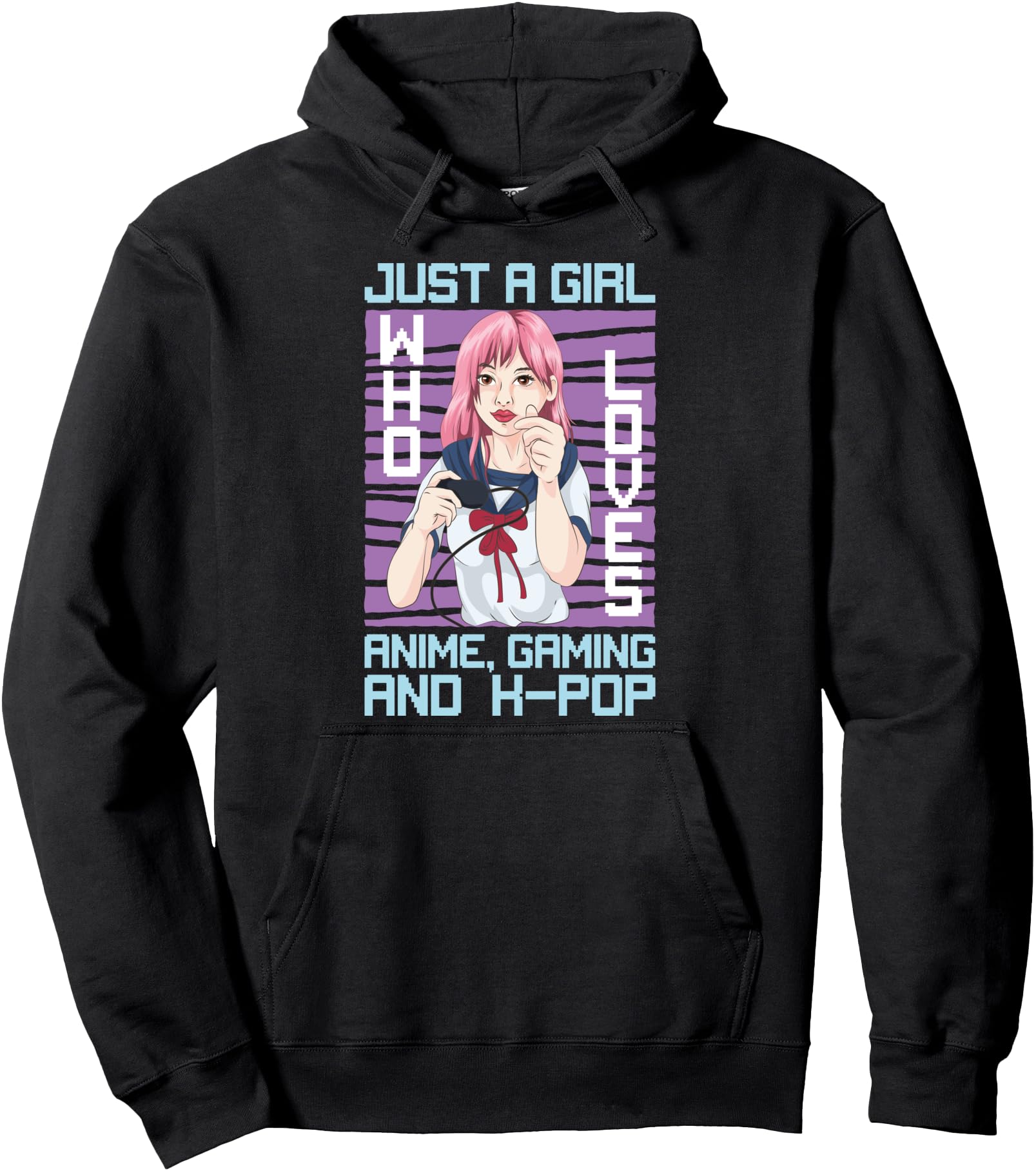 Exclusive Just Who Loves Anime Gaming T-Shirt - Streetwear Style Unisex - T-Shirt, Sweatshirt, Hoodie