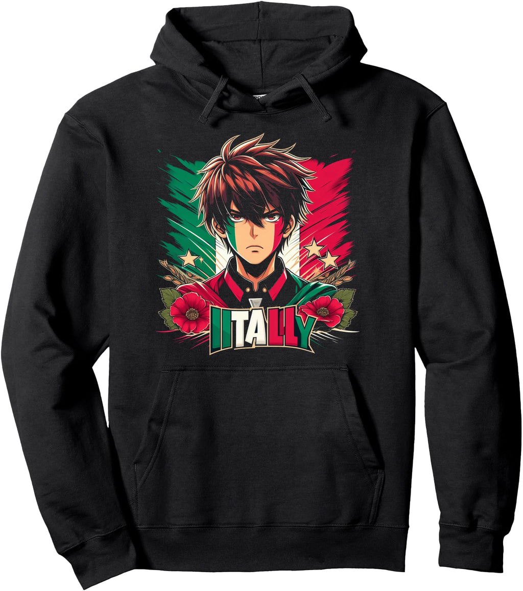 Authentic Italian Anime Odyssey Manga Hoodie - Novelty Apparel Men Women - T-Shirt, Sweatshirt, Hoodie