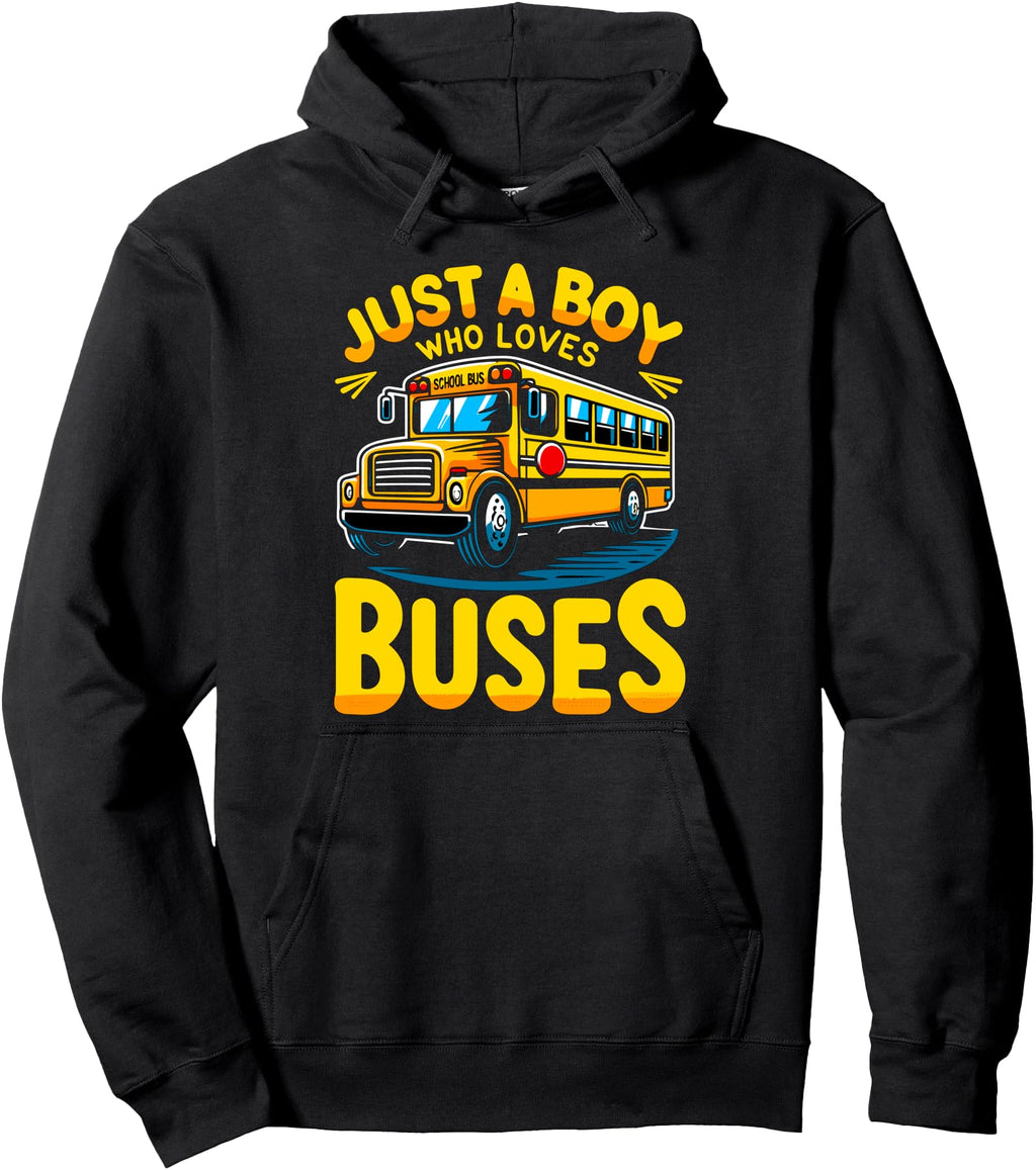 Just Who Loves Buses School Bus Rare T-Shirt - Graphic Print for Adults - T-Shirt, Sweatshirt, Hoodie