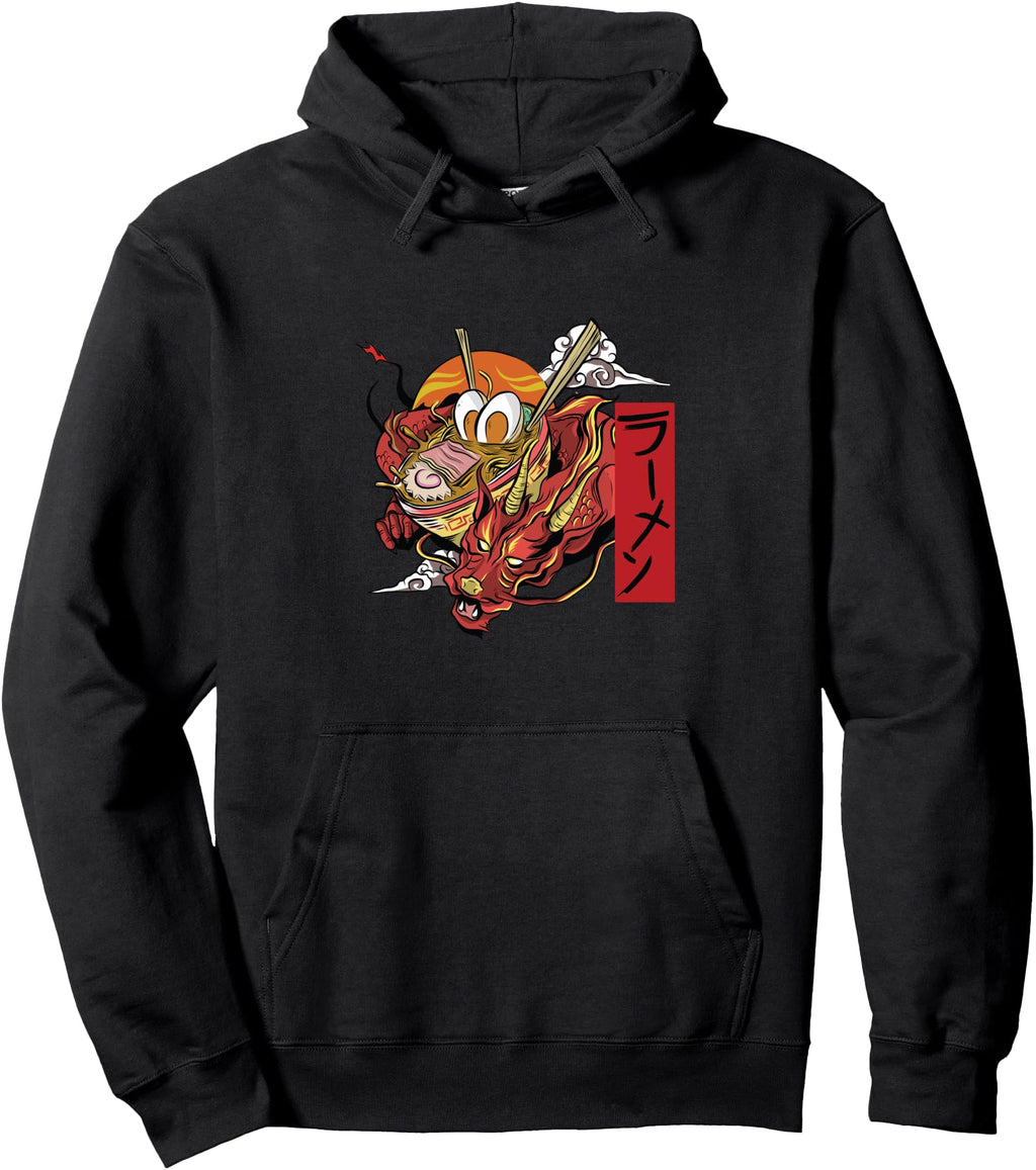 Exclusive Red Chinese Dragon Sweatshirt - Minimalist Print for Adults - T-Shirt, Sweatshirt, Hoodie
