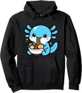 Kawaii Axolotl Ramen Noodles Japanese T-Shirt - Graphic Print Men Women - T-Shirt, Sweatshirt, Hoodie