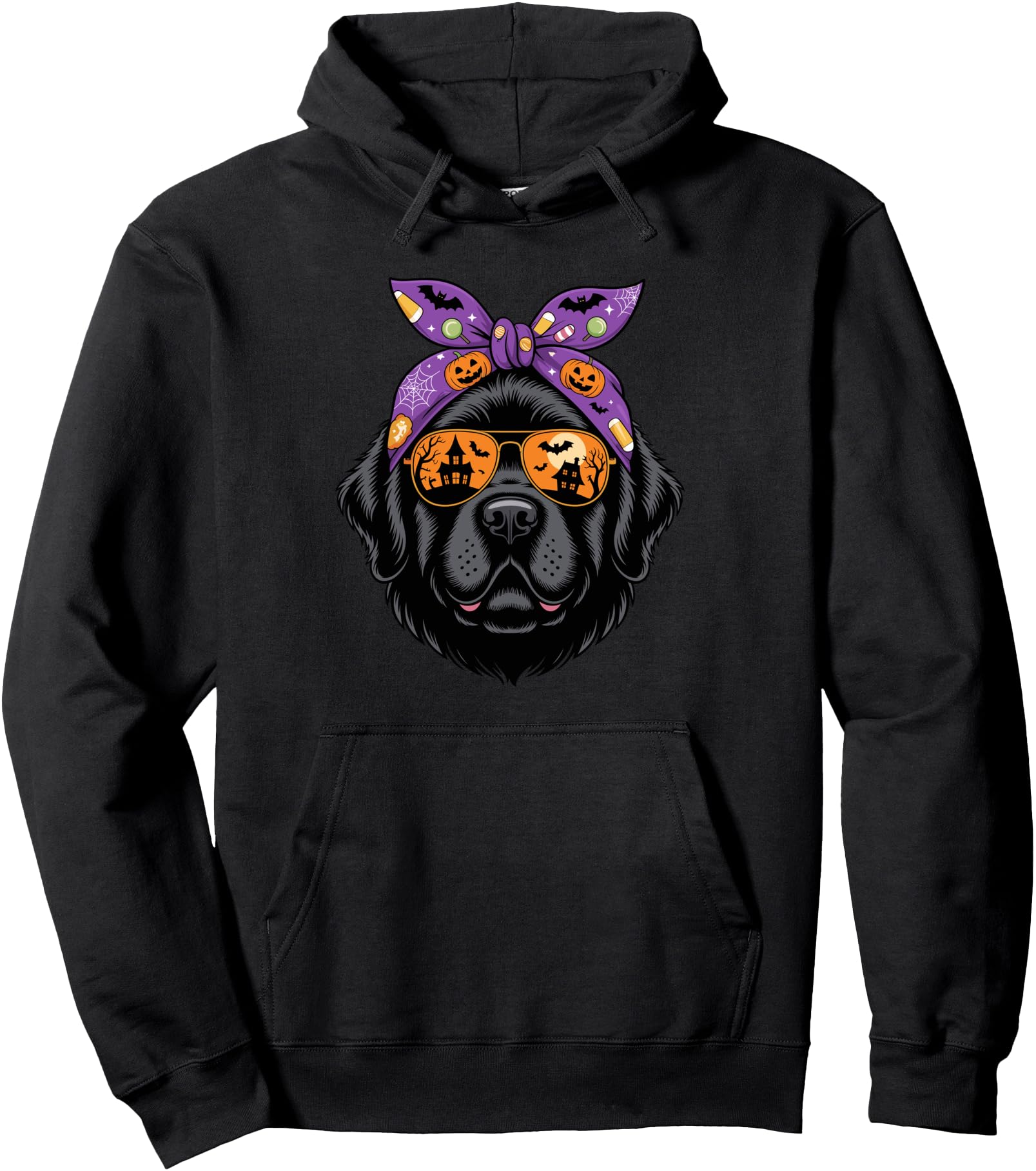 Handcrafted Halloween Bandana Hoodie - Novelty Apparel Men Women - T-Shirt, Sweatshirt, Hoodie