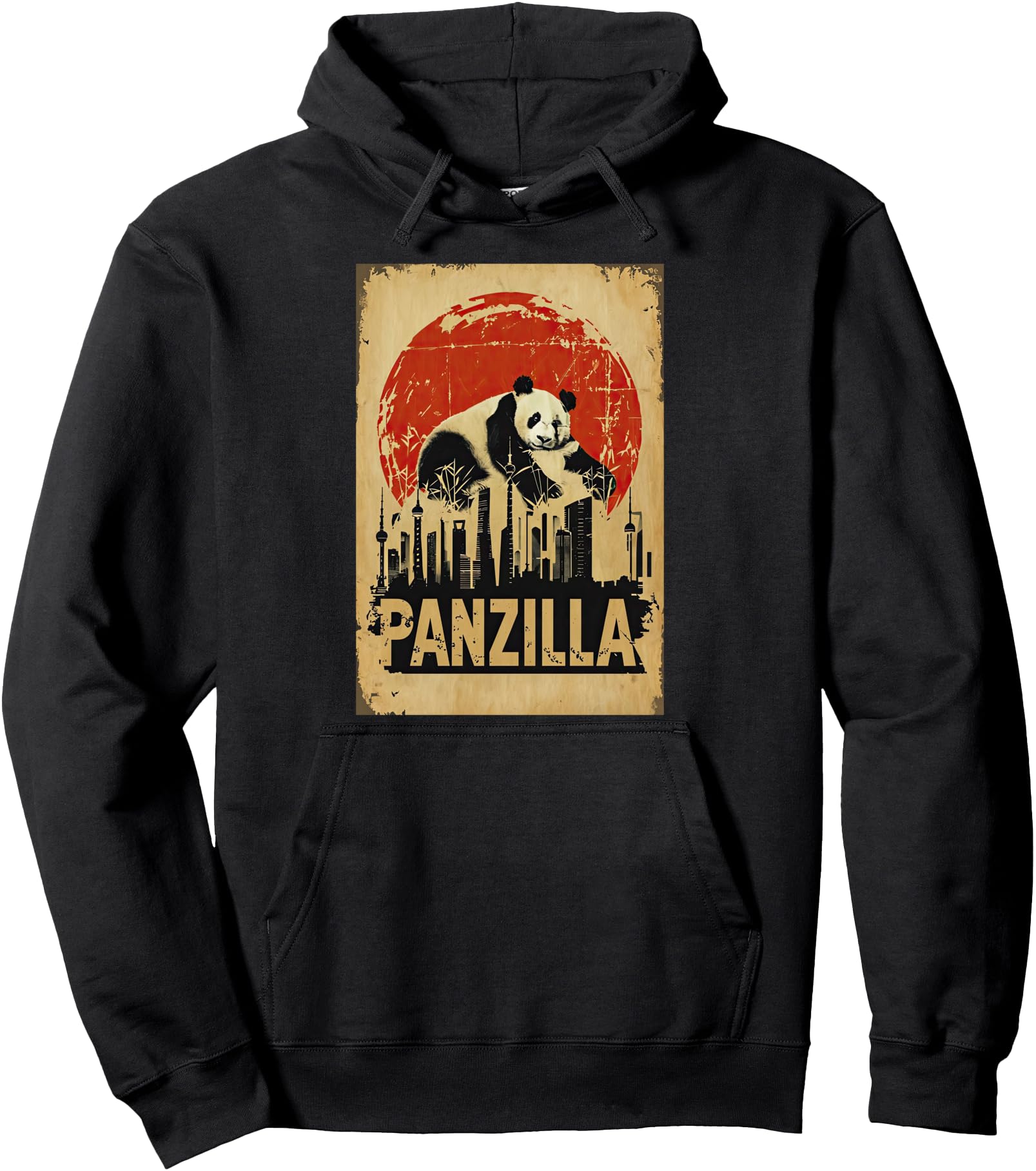 Authentic Panzilla Monster Shanghai Sweatshirt - Graphic Print Men Women - T-Shirt, Sweatshirt, Hoodie