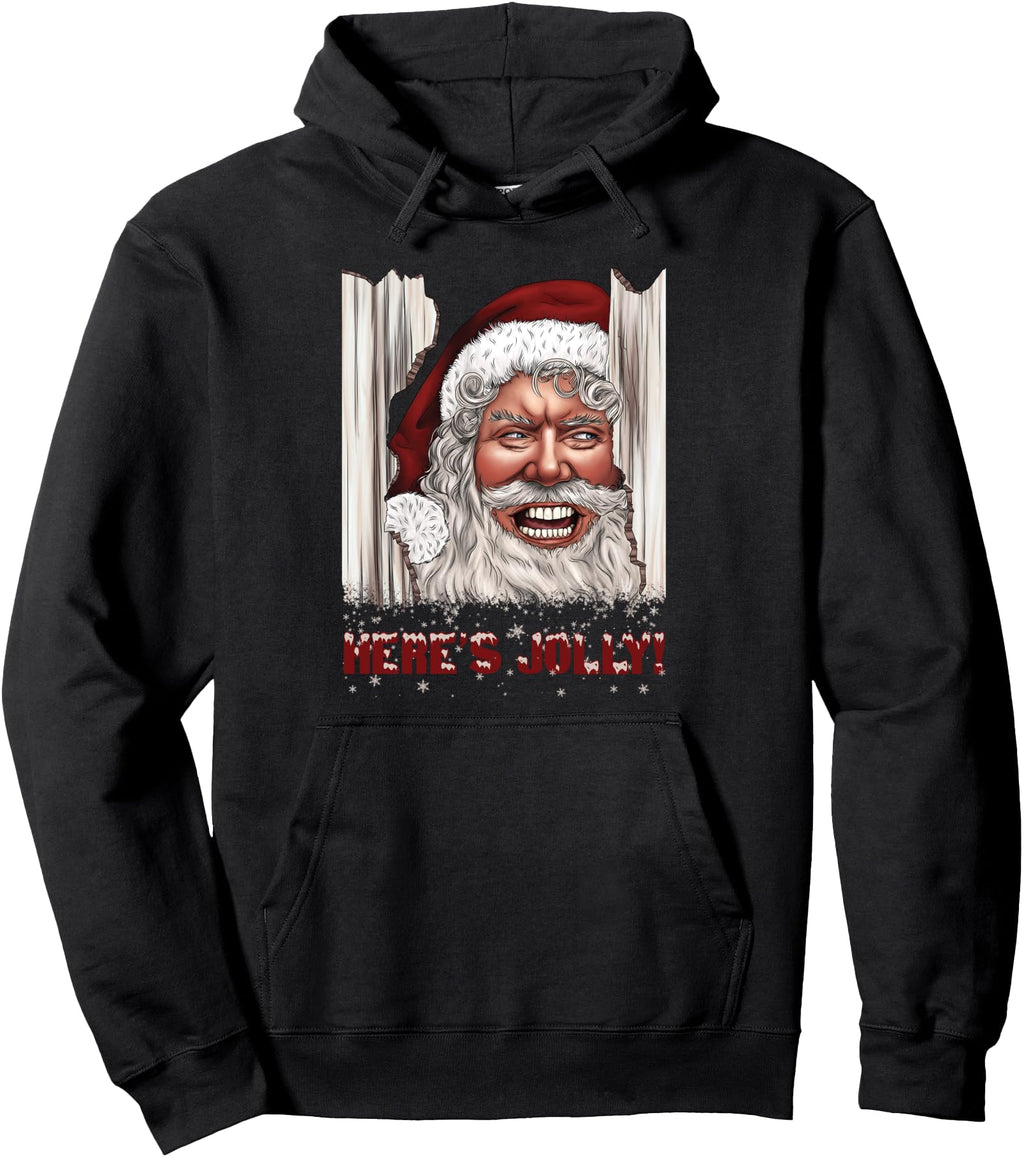 Original Here S Jolly Scary Santa Claus T-Shirt - Trendy Graphic Men Women - T-Shirt, Sweatshirt, Hoodie