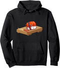 Handcrafted Sushi Hugging Rice Kawaii Hoodie - Novelty Apparel for Adults - T-Shirt, Sweatshirt, Hoodie