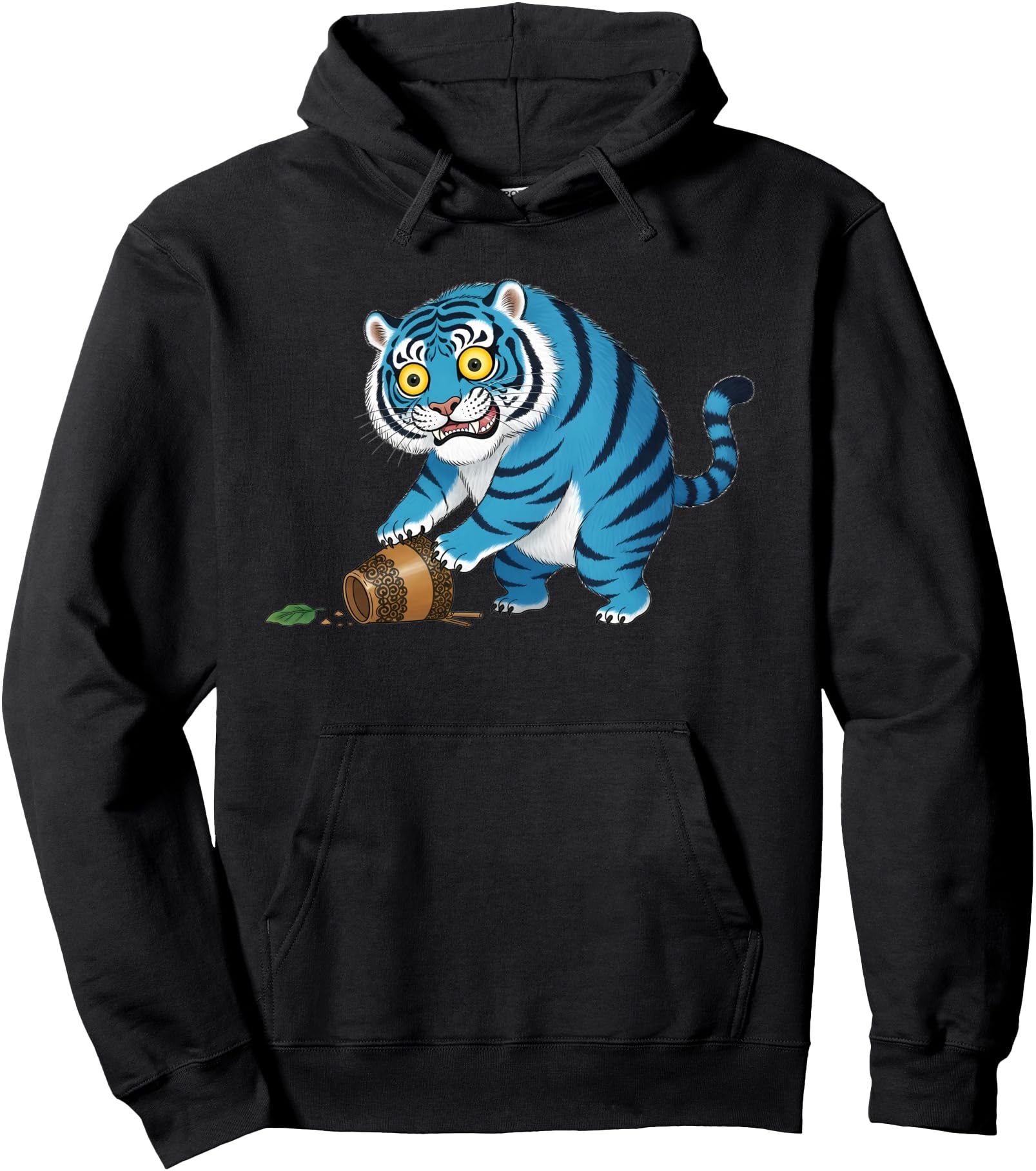 Handcrafted Easy Tiger Goofy Cartoon Hoodie - Streetwear Style Unisex - T-Shirt, Sweatshirt, Hoodie