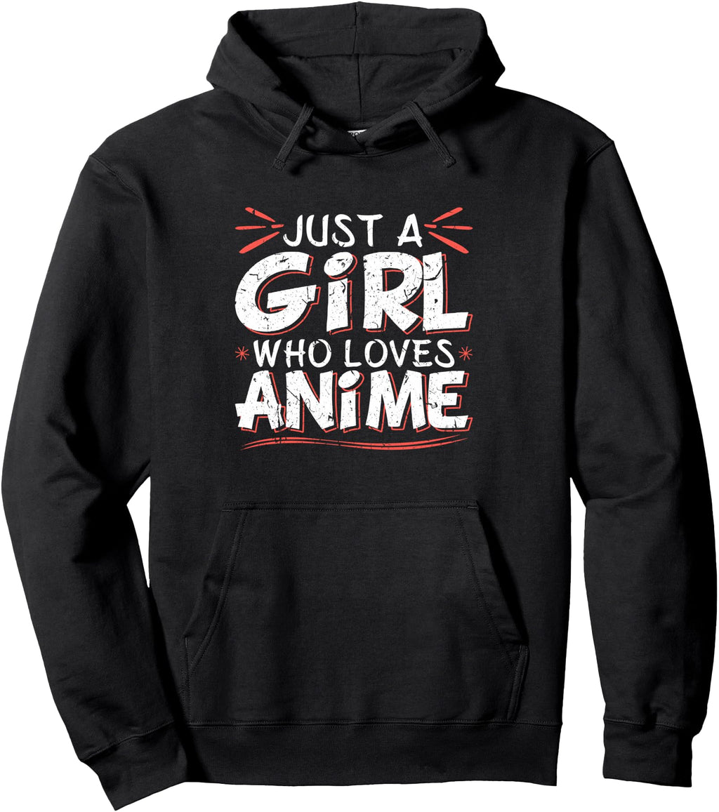 Just Who Loves Anime Artist Hoodie - Fun Novelty Design for Adults - T-Shirt, Sweatshirt, Hoodie
