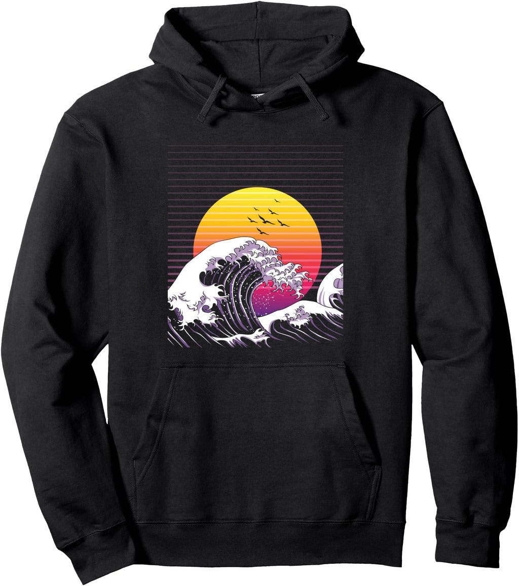 Great Wave Off Kanagawa Japanese Art T-Shirt - Aesthetic Graphic Men Women - T-Shirt, Sweatshirt, Hoodie