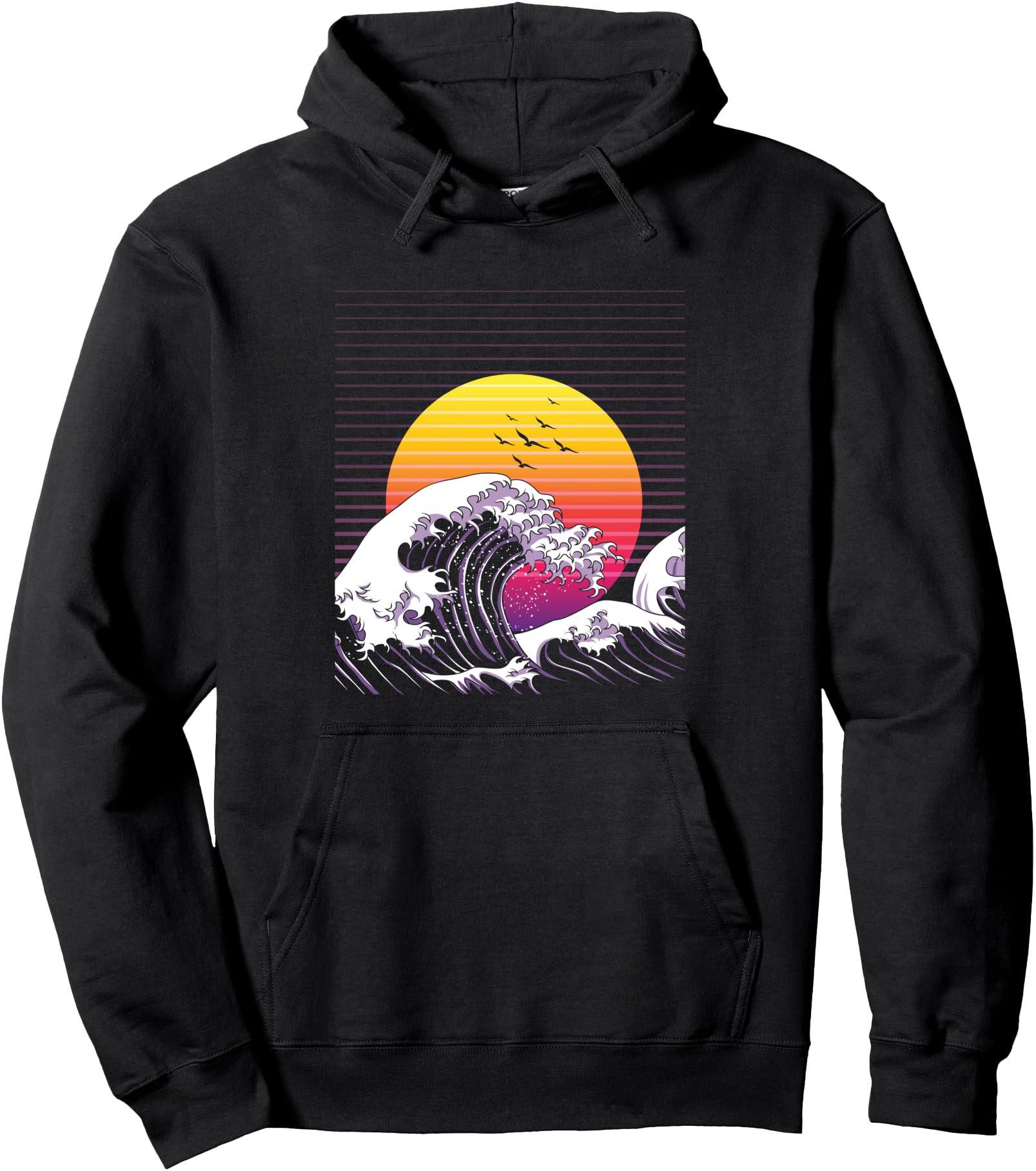 Great Wave Off Kanagawa Japanese Art T-Shirt - Aesthetic Graphic Men Women - T-Shirt, Sweatshirt, Hoodie