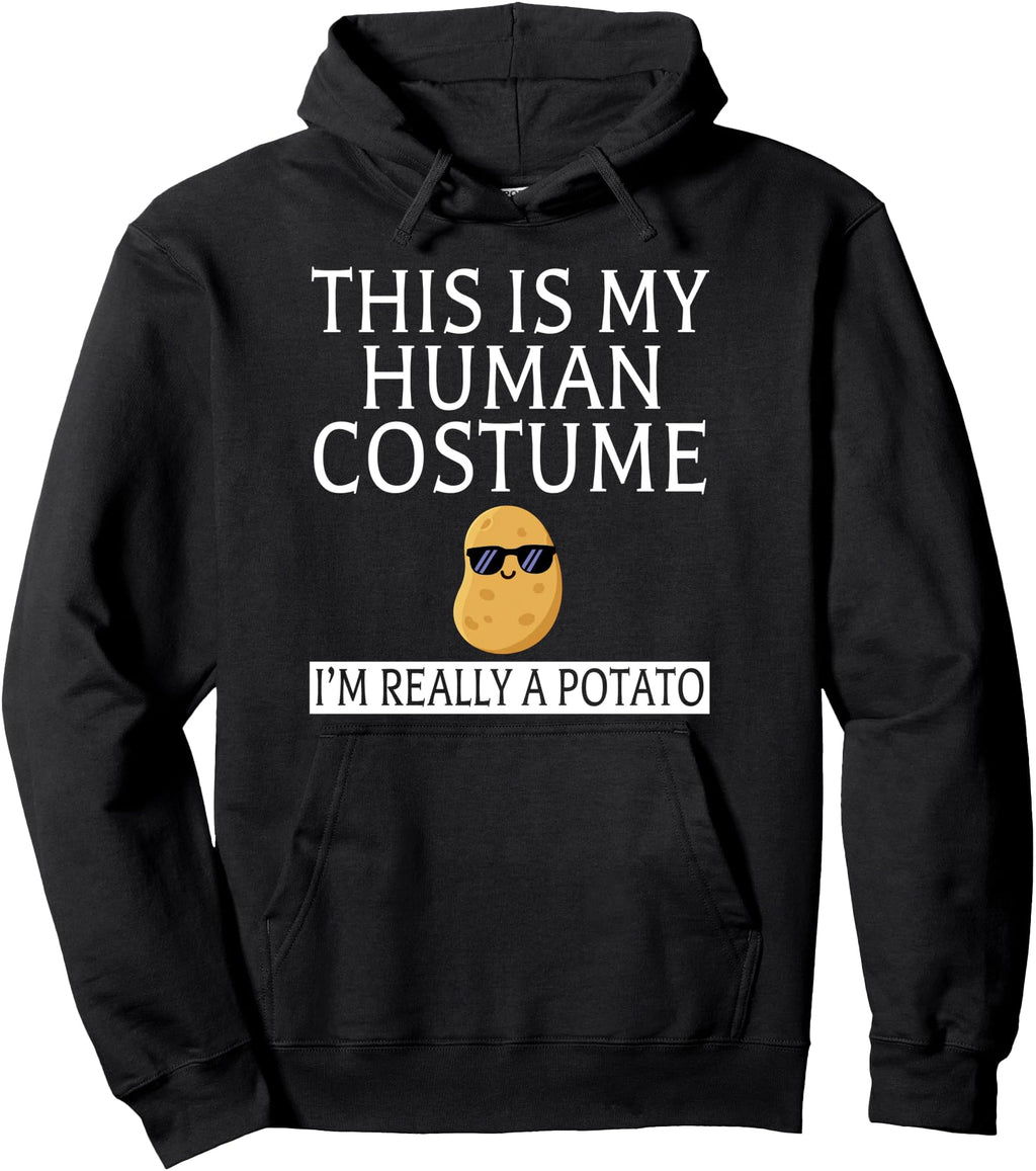 Authentic This Is My Human Costume I Sweatshirt - Graphic Print Men Women - T-Shirt, Sweatshirt, Hoodie