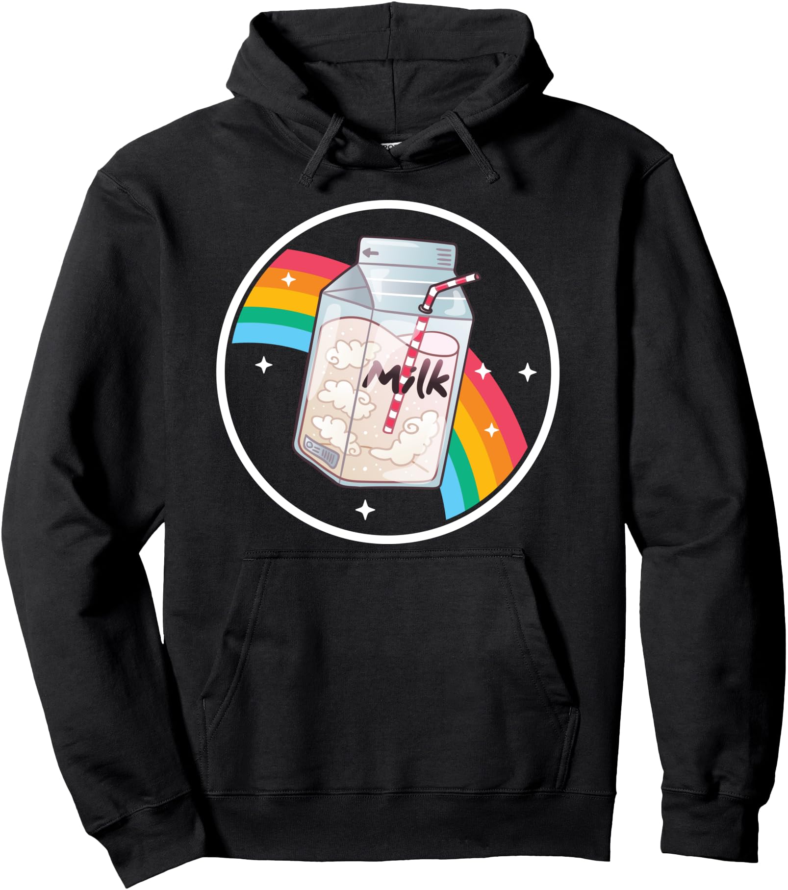 Milk Carton Rainbow Japan Otaku 80S T-Shirt - Trendy Graphic Men Women - T-Shirt, Sweatshirt, Hoodie