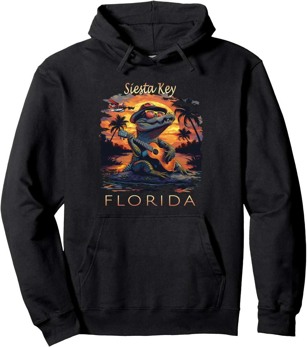 Original Siesta Key Florida Vacation Hoodie - Graphic Print Men Women - T-Shirt, Sweatshirt, Hoodie