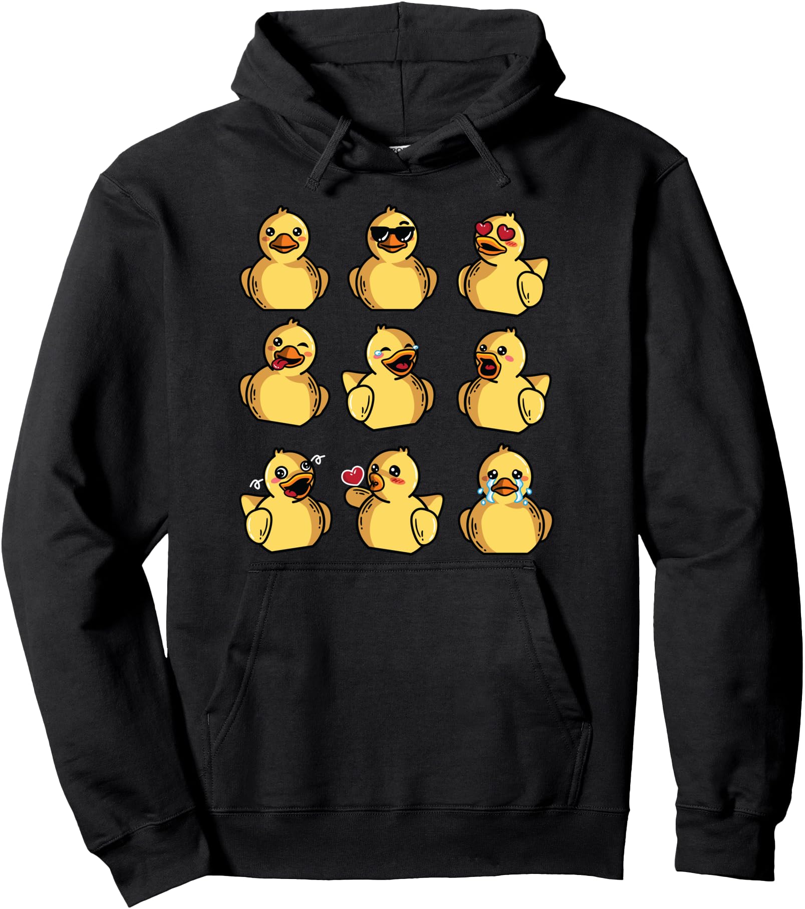 Original Rubber Ducky Duck Bath Toy Artist Hoodie - Novelty Apparel Unisex - T-Shirt, Sweatshirt, Hoodie
