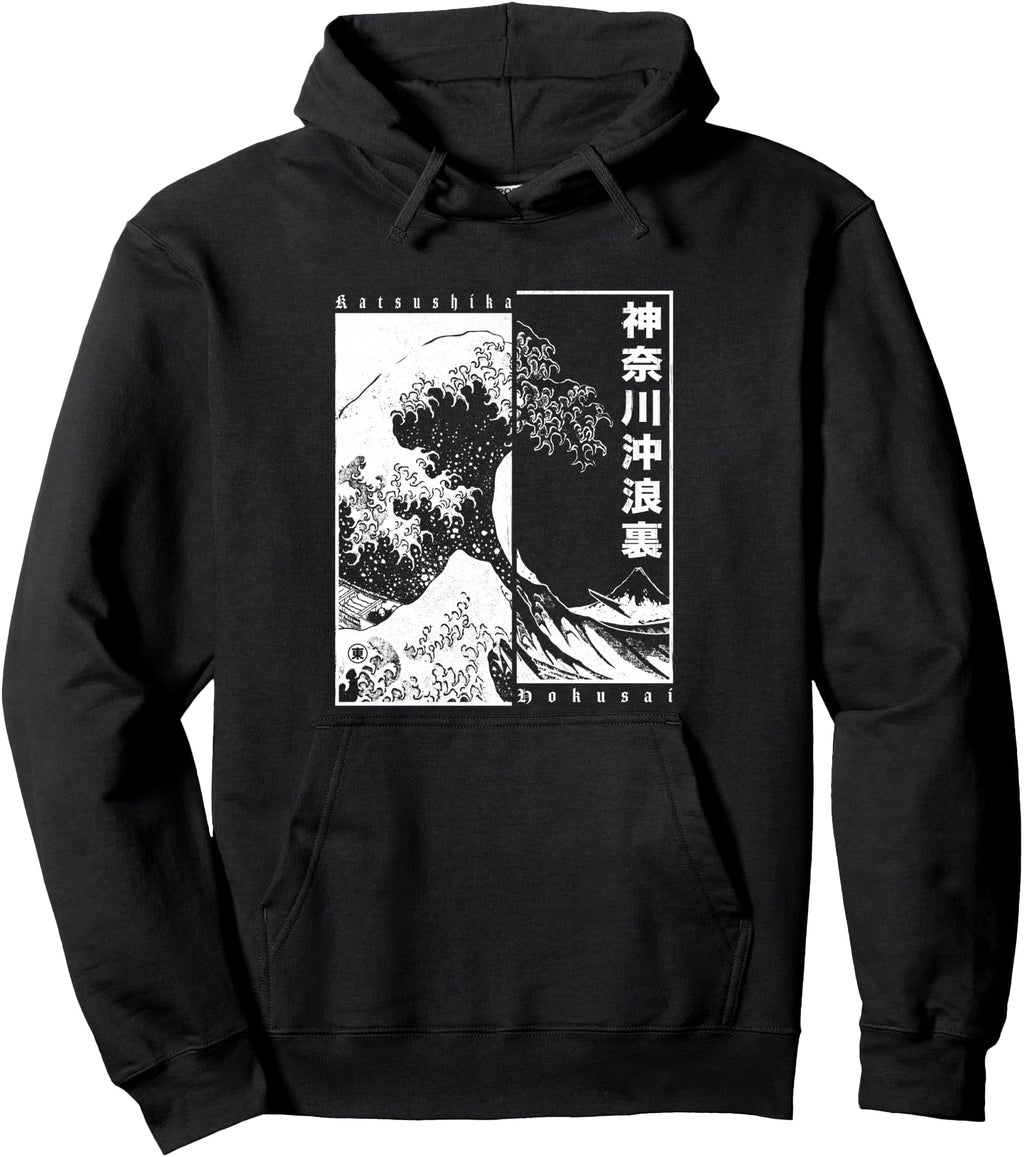 Original Japanese Great Wave Off Kanagawa Hoodie - Streetwear Style Unisex - T-Shirt, Sweatshirt, Hoodie