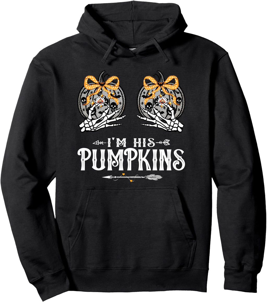 Original I M His Pumpkins Love Sweatshirt - Minimalist Print Unisex - T-Shirt, Sweatshirt, Hoodie