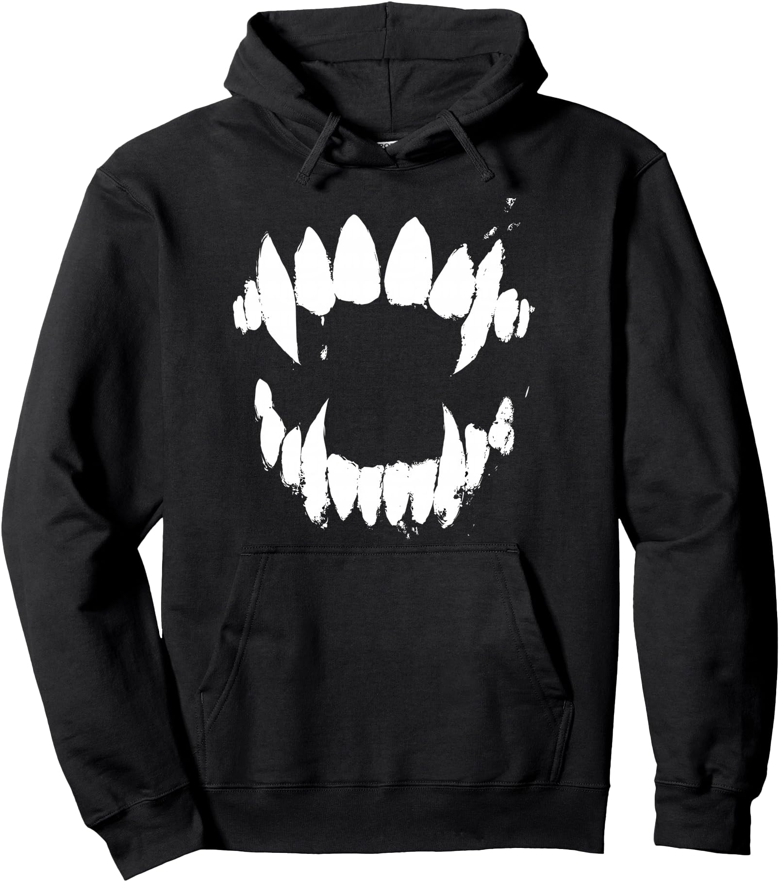 Vampire Teeth Bite Fangs Evil Sweatshirt - Minimalist Print for Adults - T-Shirt, Sweatshirt, Hoodie
