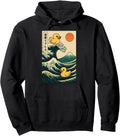 Rubber Duck Surfing Japanese Rare Hoodie - Unique Graphic for Adults - T-Shirt, Sweatshirt, Hoodie