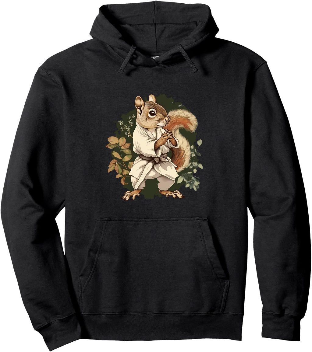 Original Kickboxing Squirrel Nature Hoodie - Aesthetic Graphic for Adults - T-Shirt, Sweatshirt, Hoodie