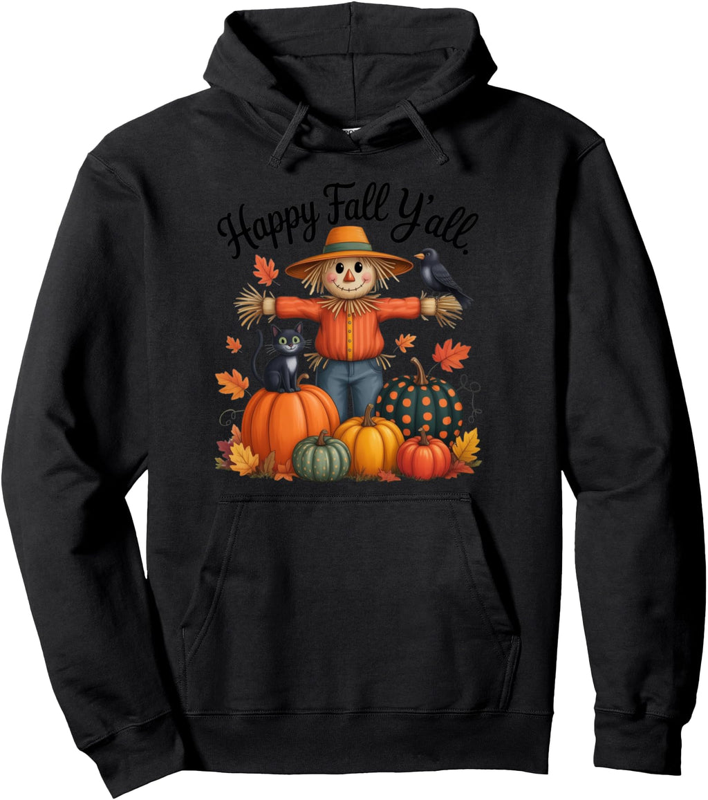 Handcrafted Happy Fall Y All Sweatshirt - Aesthetic Graphic Men Women - T-Shirt, Sweatshirt, Hoodie