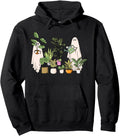 Handcrafted Ghost Plant Lady Halloween T-Shirt - Custom Art Print Unisex - T-Shirt, Sweatshirt, Hoodie