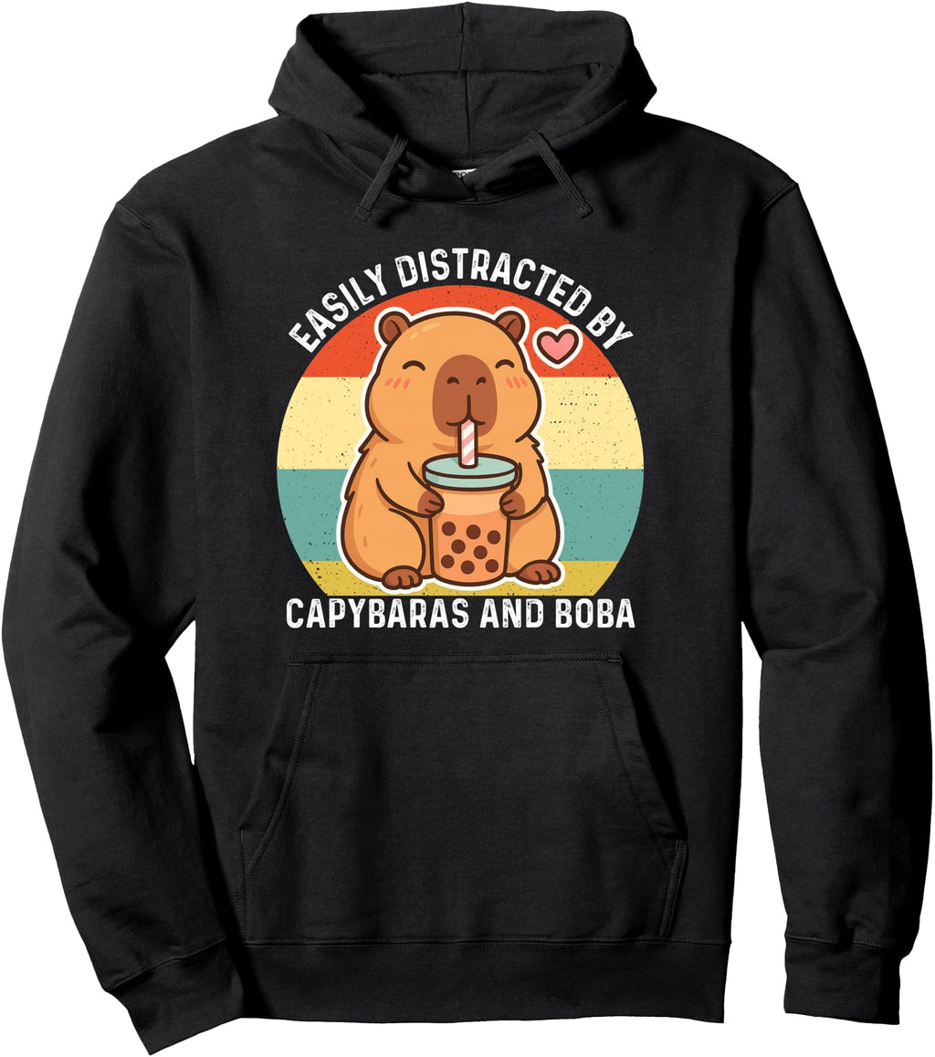 Exclusive Easily Distracted Capybaras T-Shirt - Graphic Print Men Women - T-Shirt, Sweatshirt, Hoodie