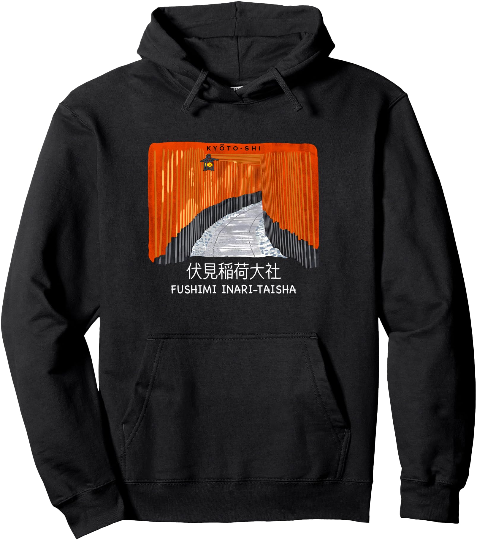 Original Kyoto Fushimi Inari Taisha T-Shirt - Trendy Graphic for Adults - T-Shirt, Sweatshirt, Hoodie