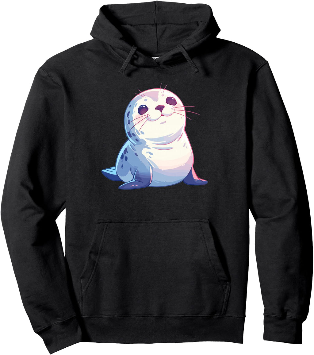 Authentic Seals Seal Hoodie - Fun Novelty Design Men Women - T-Shirt, Sweatshirt, Hoodie