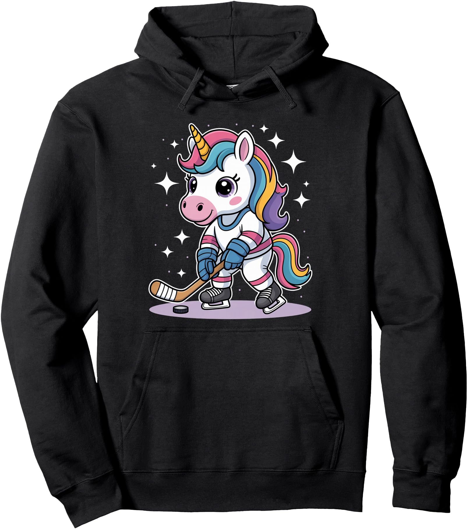Hockey Unicorn Ice Hockey Winter Sweatshirt - Aesthetic Graphic for Adults - T-Shirt, Sweatshirt, Hoodie