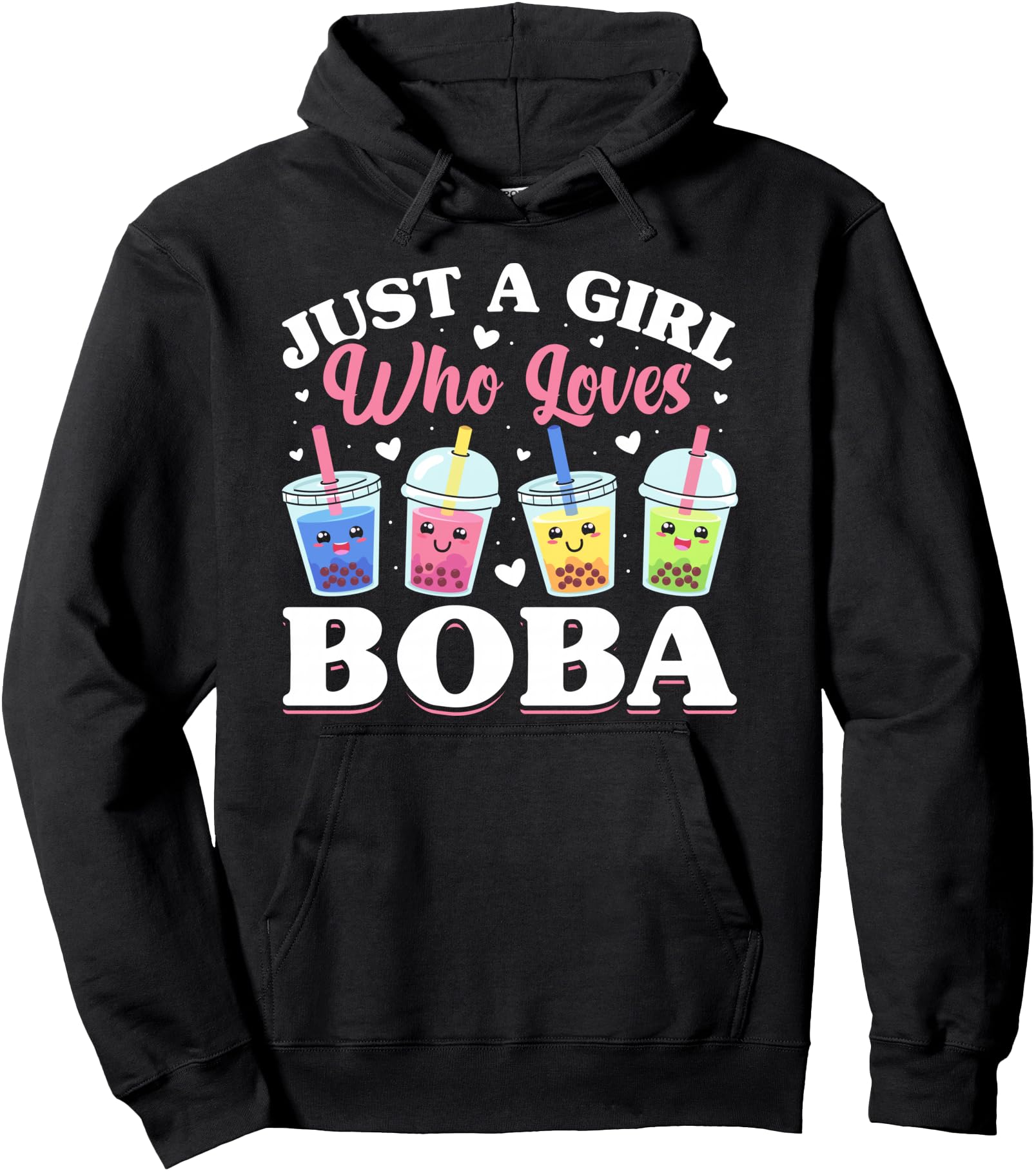 Handcrafted Milktea Boba Kawaii Sweatshirt - Aesthetic Graphic for Adults - T-Shirt, Sweatshirt, Hoodie