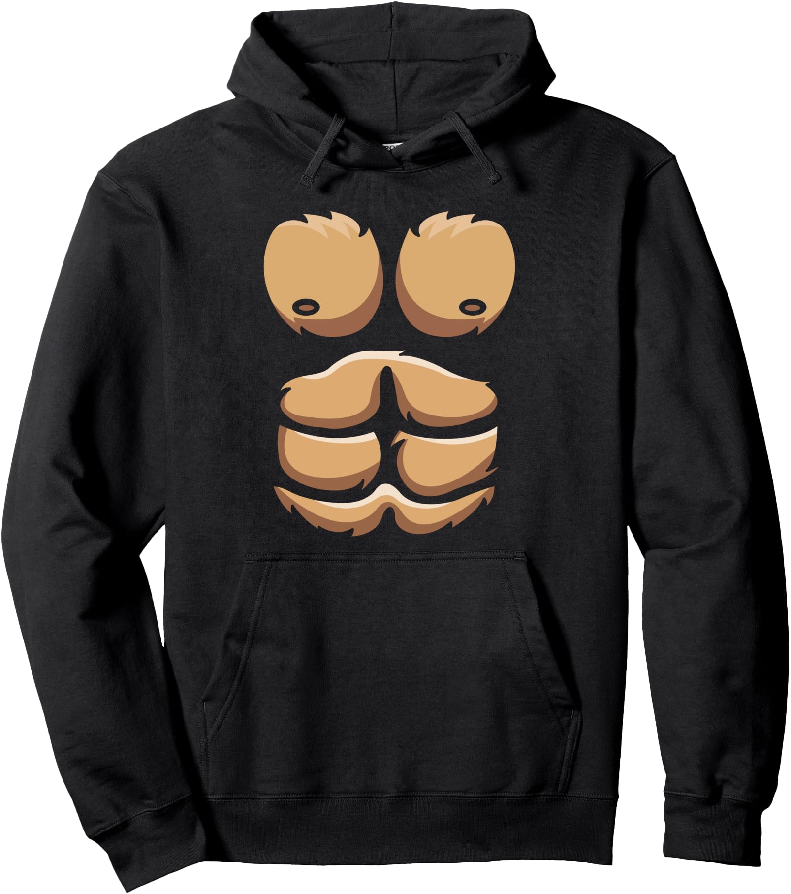 Monkey Mens Monkey Chest Costume T-Shirt - Novelty Apparel for Adults - T-Shirt, Sweatshirt, Hoodie