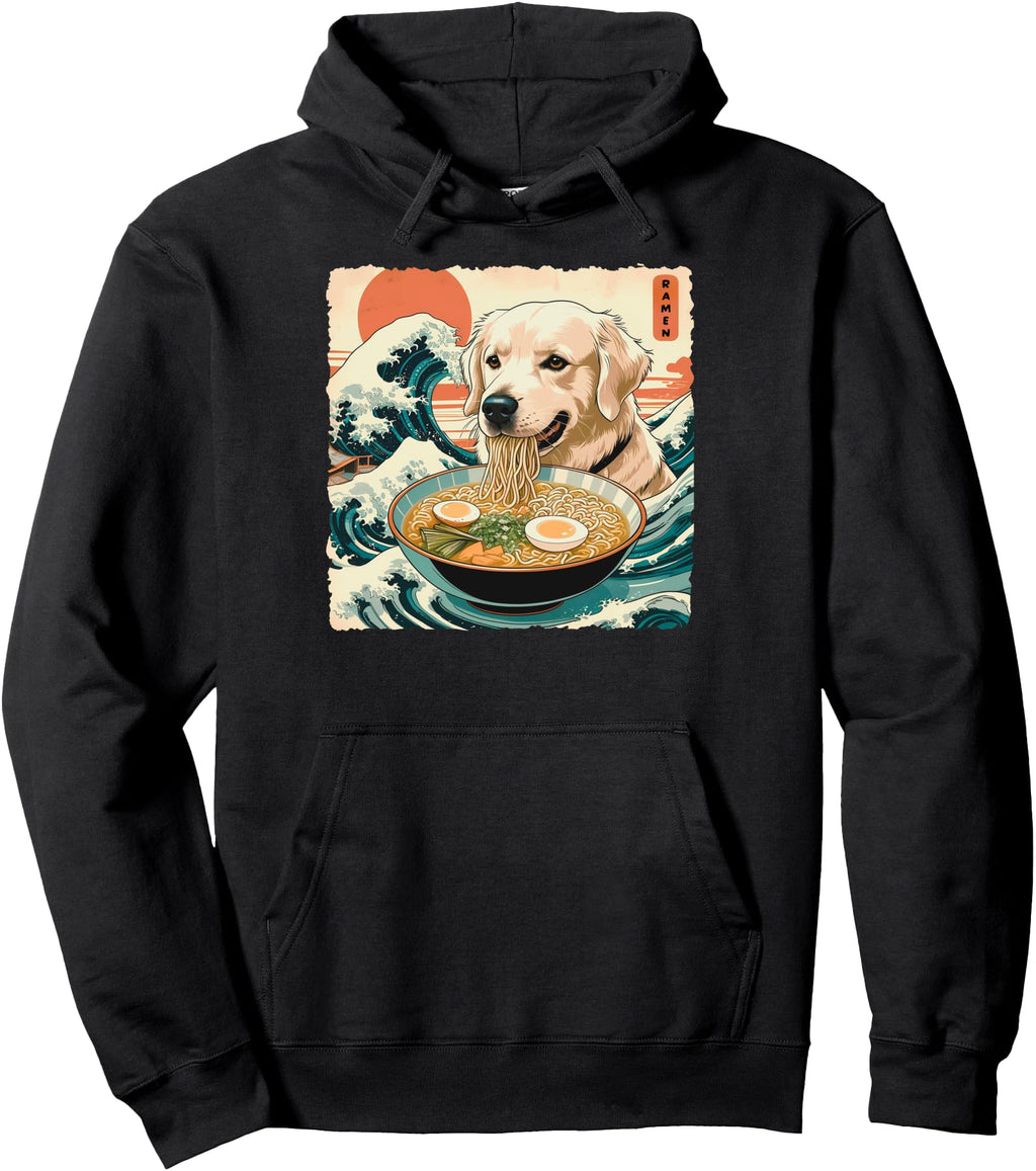Original White Golden Retriever Mom Hoodie - Streetwear Style for Adults - T-Shirt, Sweatshirt, Hoodie