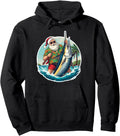 Authentic Tropical Santa Summer Hoodie - Casual Everyday Wear for Adults - T-Shirt, Sweatshirt, Hoodie
