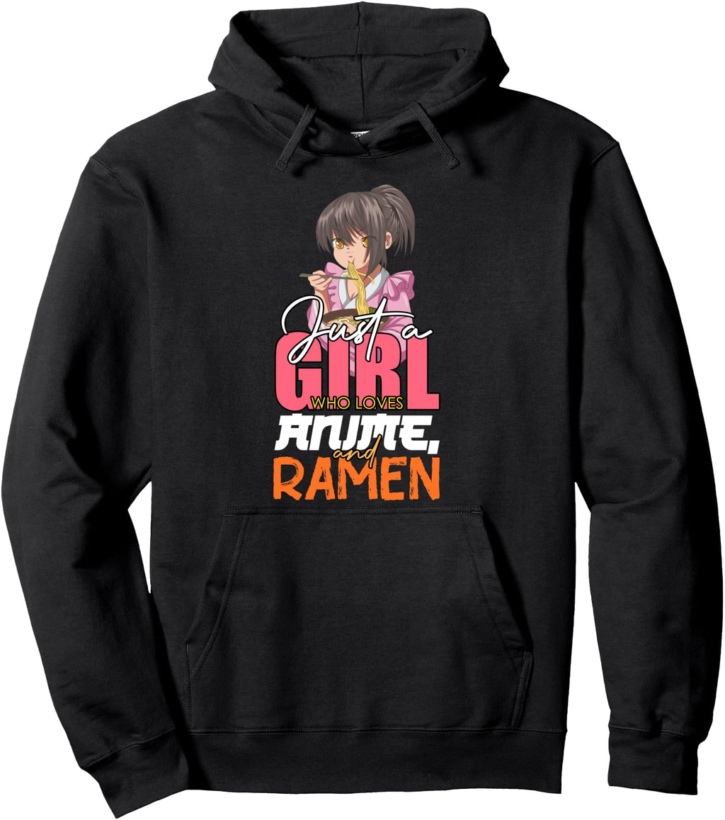 Exclusive Kawaii Japan Just Who Loves Anime Hoodie - Graphic Print Unisex - T-Shirt, Sweatshirt, Hoodie