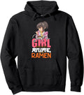 Exclusive Kawaii Japan Just Who Loves Anime Hoodie - Graphic Print Unisex - T-Shirt, Sweatshirt, Hoodie