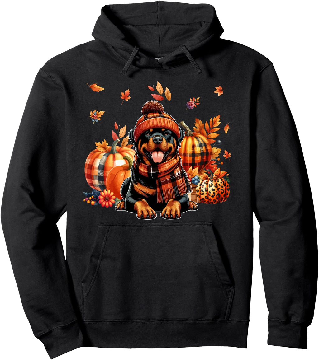 Authentic Rottweiler Thanksgiving Hoodie - Aesthetic Graphic Unisex - T-Shirt, Sweatshirt, Hoodie