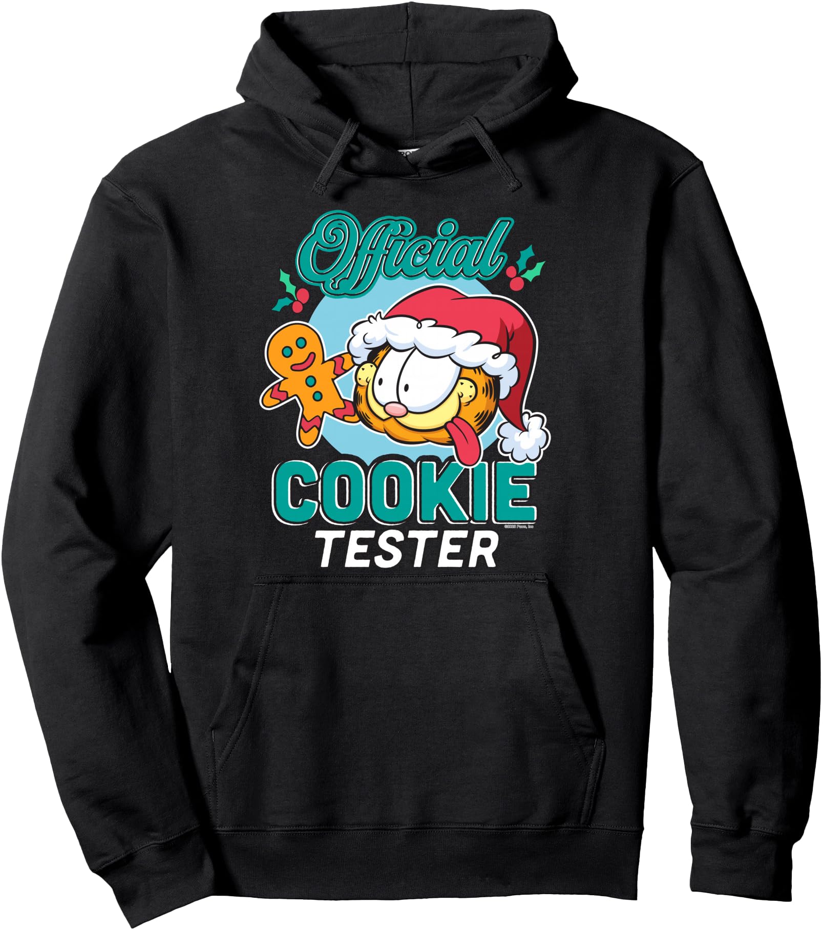 Original Garfield Cookie Tester Cartoon Hoodie - Trendy Graphic Unisex - T-Shirt, Sweatshirt, Hoodie