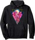 Vaporwave Skeleton Flowers Inner T-Shirt - Unique Graphic for Adults - T-Shirt, Sweatshirt, Hoodie