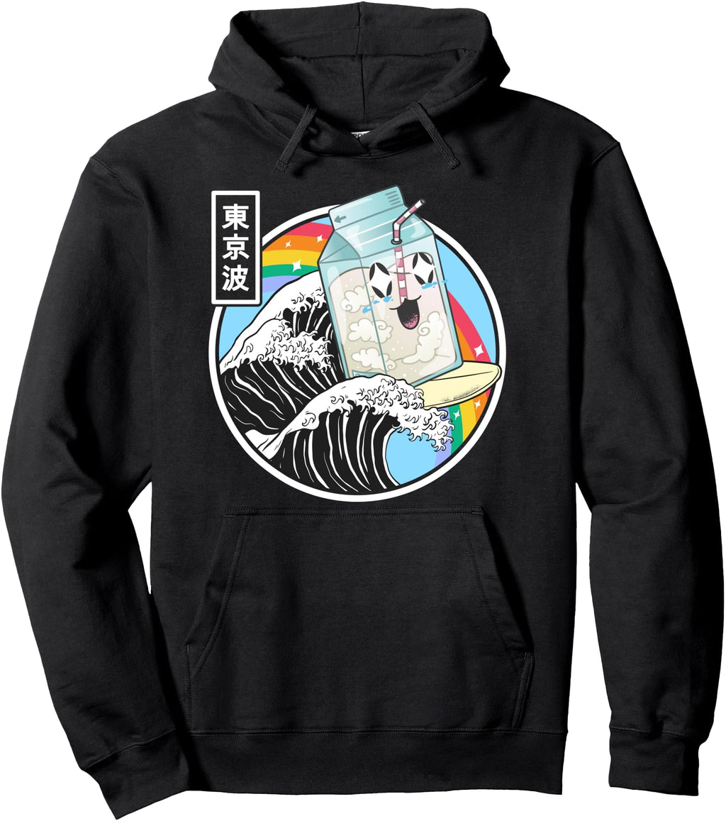 Authentic Surfing Milk Carton Sweatshirt - Unique Graphic for Adults - T-Shirt, Sweatshirt, Hoodie
