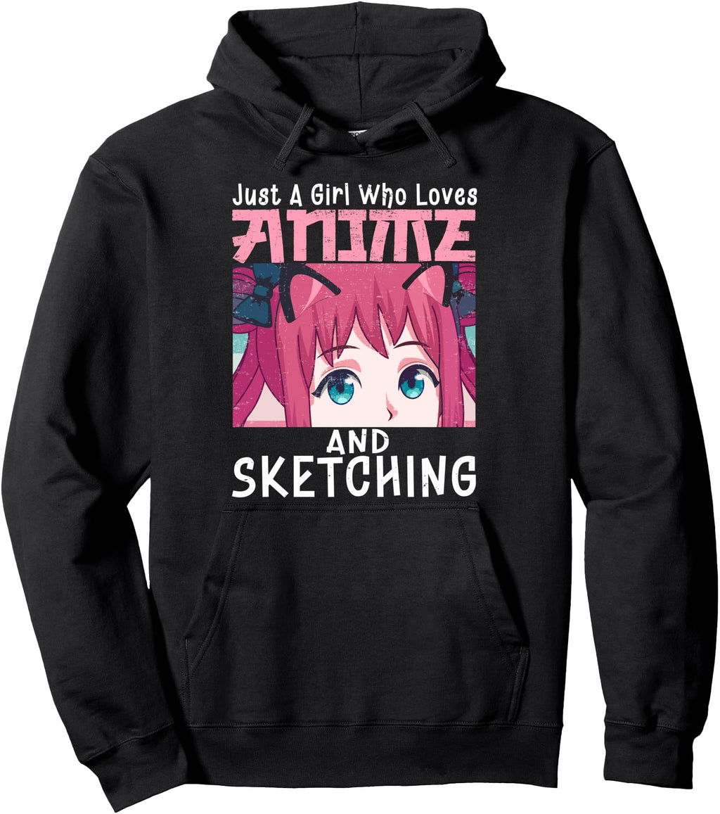 Original Just Who Loves Anime And T-Shirt - Minimalist Print Men Women - T-Shirt, Sweatshirt, Hoodie