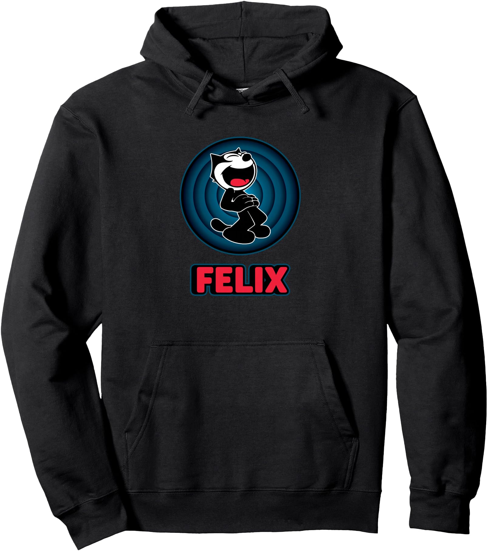 Authentic Happy Felix Cat Cartoon Circle Hoodie - Unique Graphic Unisex - T-Shirt, Sweatshirt, Hoodie