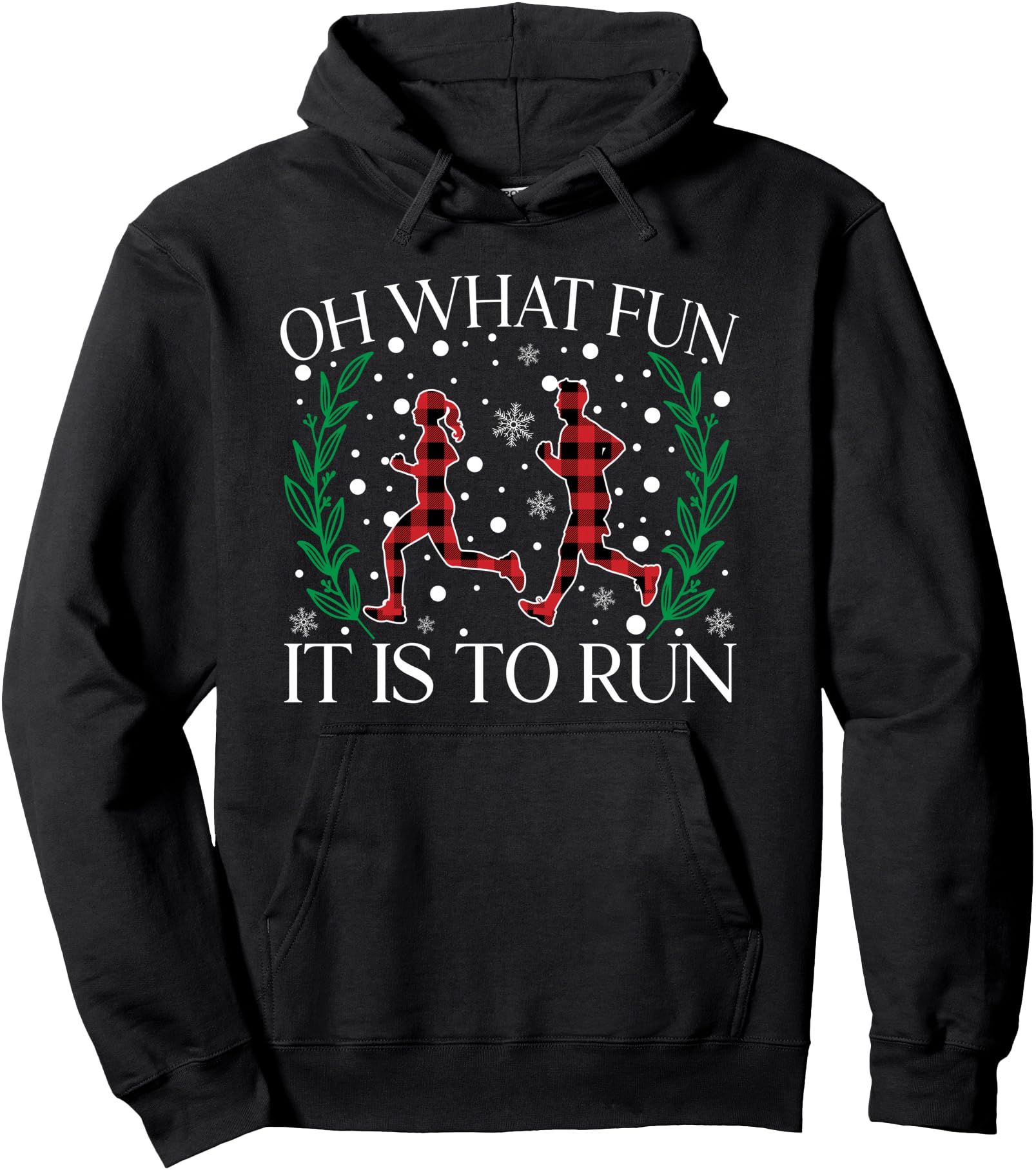 Oh What Fun It Is To Run Running Hoodie - Casual Everyday Wear for Adults - T-Shirt, Sweatshirt, Hoodie