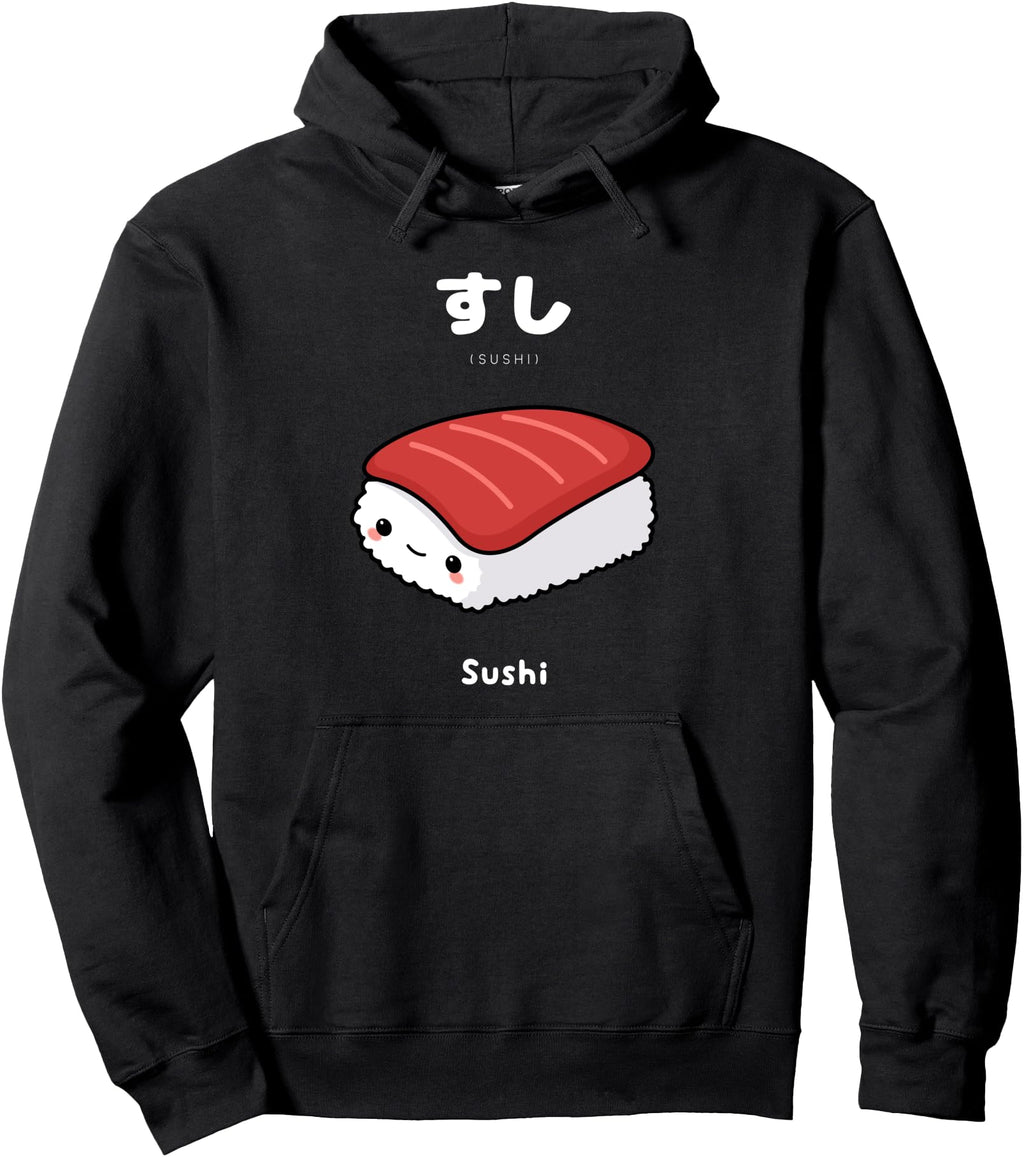 Handcrafted Kawaii Sushi Japanese Hoodie - Novelty Apparel Men Women - T-Shirt, Sweatshirt, Hoodie