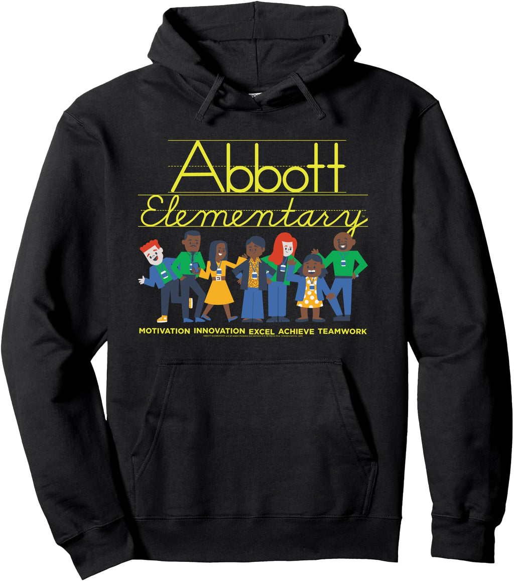 Abbott Elementary Cartoon Staff Sweatshirt - Streetwear Style Men Women - T-Shirt, Sweatshirt, Hoodie
