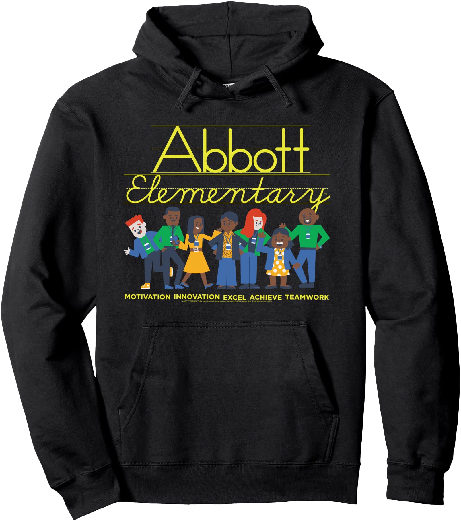 Abbott Elementary Cartoon Staff Sweatshirt - Streetwear Style Men Women - T-Shirt, Sweatshirt, Hoodie