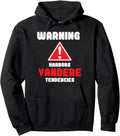 Authentic Anime Manga Warning Yandere T-Shirt - Trendy Graphic for Adults - T-Shirt, Sweatshirt, Hoodie