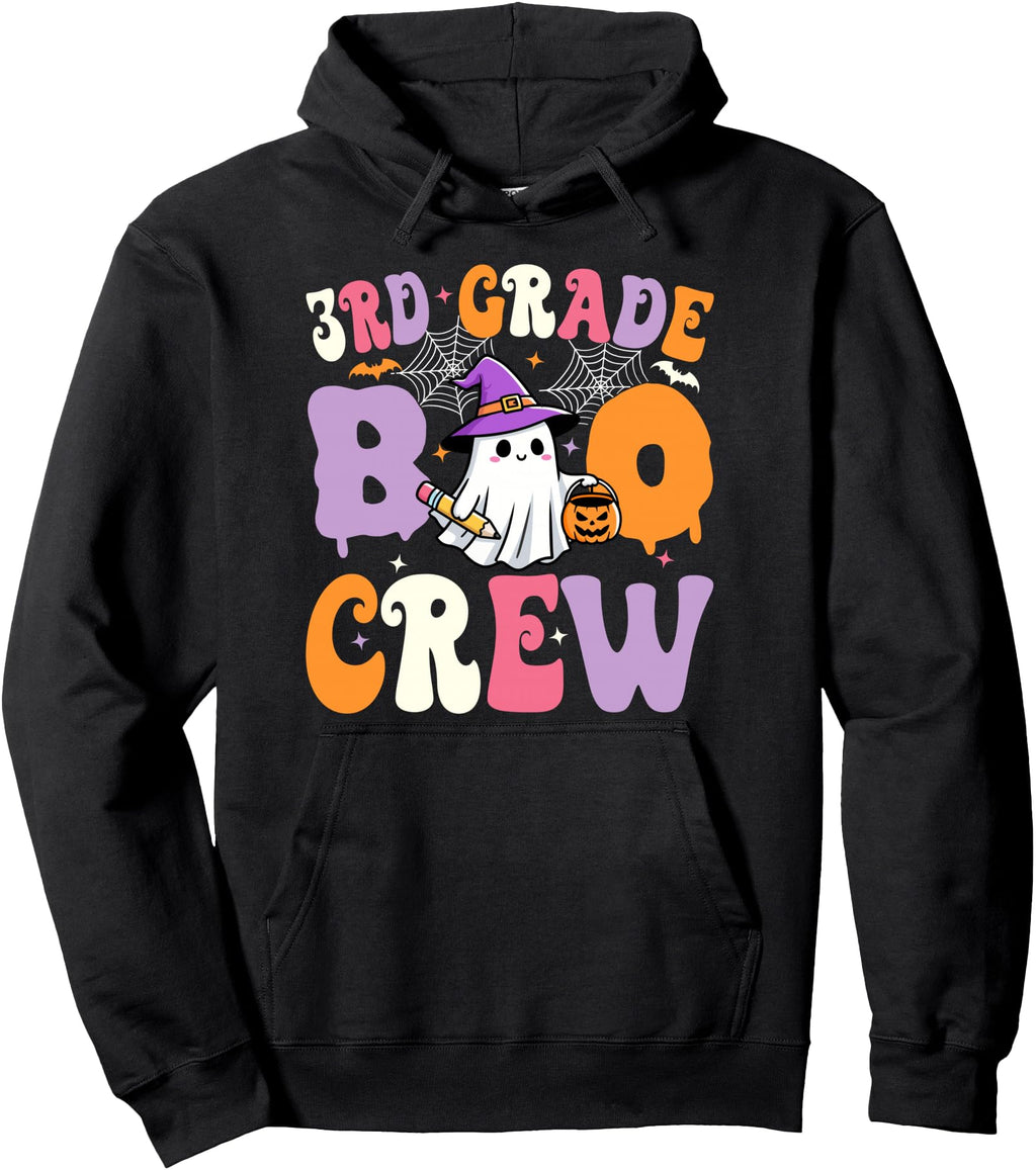Original 3Rd Grade Boo Crew Spooky Third T-Shirt - Unique Graphic Unisex - T-Shirt, Sweatshirt, Hoodie