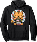 Handcrafted Kawaii Ramen Anime Orange Hoodie - Trendy Graphic Men Women - T-Shirt, Sweatshirt, Hoodie